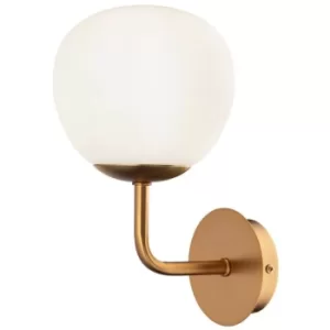 Erich Wall Lamp Brass, 1 Light, E14