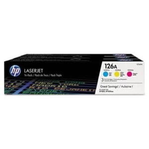 HP 126A Tri Colour Laser Toner Ink Cartridge