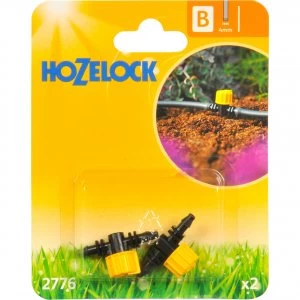 Hozelock CLASSIC MICRO Flow Control Valve 5/32" / 4mm Pack of 2