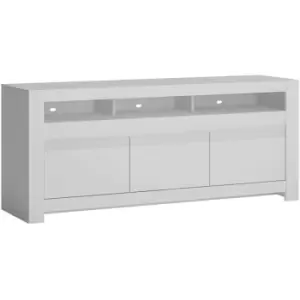 Furniture To Go - Novi 3 Door tv Cabinet in Alpine White - Alpine White