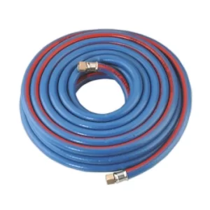 Air Hose 10M X 8MM with 1/4" BSP Unions Extra Heavy-duty