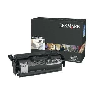 Lexmark X654X11E Black Laser Toner Ink Cartridge