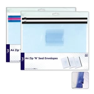 Anker A4 Zip and Seal Plastic Envelopes
