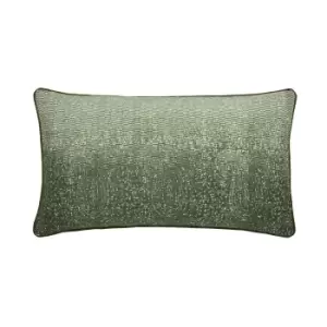 Bedeck of Belfast Rare Earth Aura Cushion 70cm x 40cm, Nettle Green
