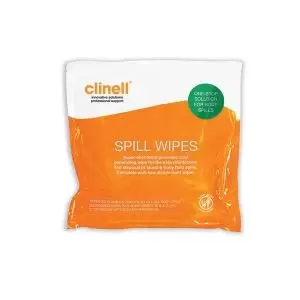 Clinell Spill Wipe For BloodBody Fluids Spills Single Pack CSW1
