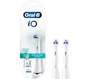 ORAL B Specialised Clean Replacement Toothbrush Head Pack of 2, White