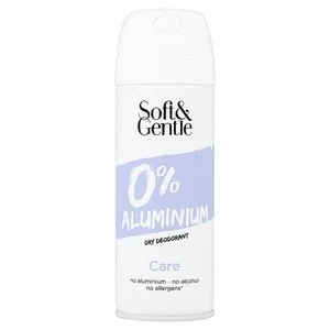 Soft and Gentle 0 percent Aluminium Dry Deodorant - Care 150ml