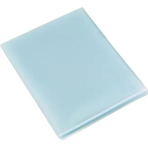Economy A4 Document Folder, Clear Embossed, 100mic, Cut Flush, Pack 100 - Outer carton of 5