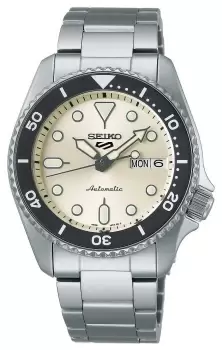 Seiko SRPK31K1 5 Sports SKX aMidia 38mm Mono Stainless Watch