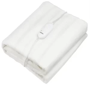 Electric Blanket White Fleece 190x80cm