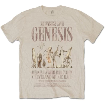 Genesis - An Evening With Unisex Medium T-Shirt - White