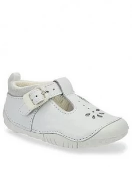Start-rite Baby Girls Bubble Shoe - White, Size 3.5 Younger
