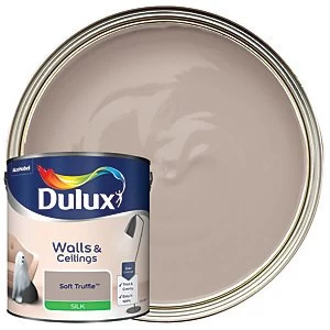 Dulux Walls & Ceilings Soft Truffle Silk Emulsion Paint 2.5L
