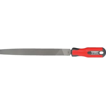 250MM (10') Half Round Second Engineers File with Handle - Kennedy-pro