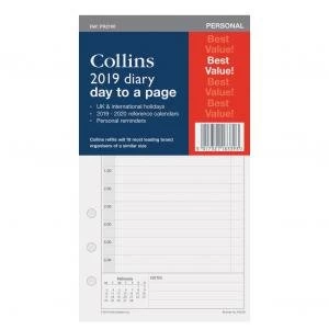 Collins PR2100 2019 Personal Diary Refill Day A Page Ref PR2100 19