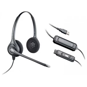 Plantronics SupraPlus Digital D261N NC Binaural Headset