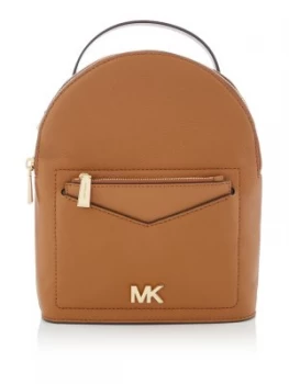 Michael Kors Jessa small convertible backpack bag Tan