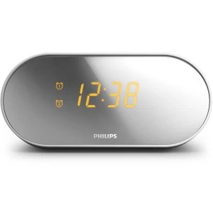 Philips AJ2000/05 Radio Alarm Clock - Grey