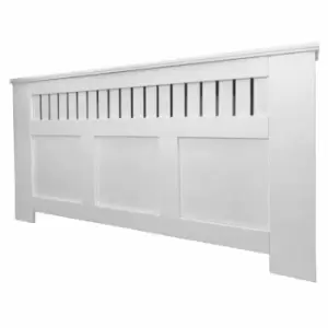 At Home Comforts Panel Painted White Radiator Cover X Large