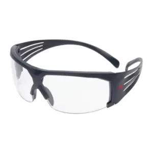 3M 600 Safety Glasses, Grey frame, Scotchgard Anti-Fog / Anti-Scratch Coating (K