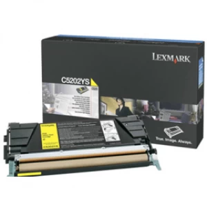 Lexmark C5202YS Yellow Laser Toner Ink Cartridge