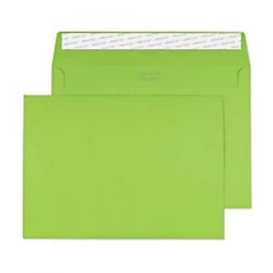Creative Bright Coloured Envelopes C5 Peel & Seal 162 x 229mm Plain 120 gsm Lime Green Pack of 500