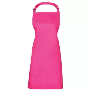 Premier 'colours' Bib Apron / Workwear (pack Of 2) (one Size, Raspberry Crush)
