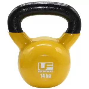 UFE Urban Fitness Cast Iron Kettlebell (14Kg - Yellow)