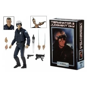 Ultimate T-1000 Motorcycle Cop (Terminator 2) 7" NECA Action Figure
