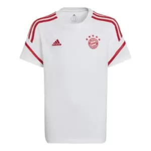2022-2023 Bayern Munich Training Tee (White) - Kids