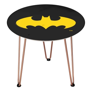 Decorsome DC Batman Wooden Side Table - Rose gold