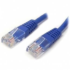 1 ft Blue Molded Cat5e UTP Patch Cable