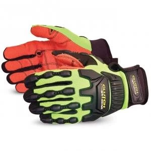 Superior Glove Clutch Gear Impact Protection Yellow L Ref SUMXVSBAL Up