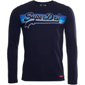 Superdry Cali Long Sleeve T Shirt - Blue