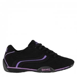 Lonsdale Camden Ladies Trainers - Black/Purple