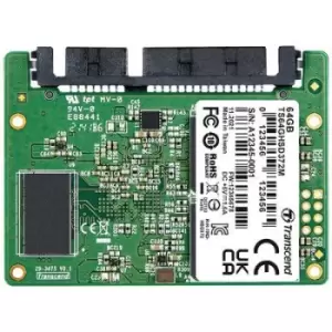 Transcend HSD372M 64GB Internal half slim SSD (industrial-grade) SATA III Retail TS64GHSD372M