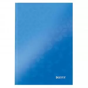 Leitz WOW Notebook A5 ruled with hardcover 80 sheets. Blue - Outer