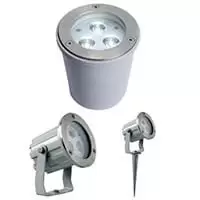 Robus TRINITY 3IN1 3W LED Spike and Wall Mount Fitting IP66 Warm White - R3IN13W