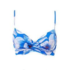 Seaspray Blue Eleanor Floral Underwired Bikini - 32C