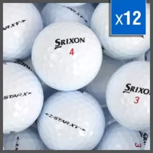 Srixon Z Star Lake Balls - 12 Grade A Recycled Golf Balls - White