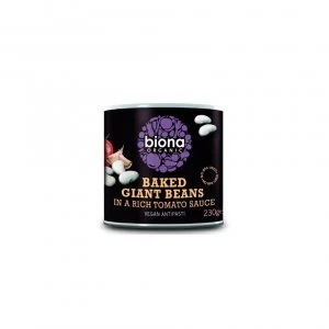 Biona Baked Giant Beans In Tomato Sauce - Organic 230g x 6