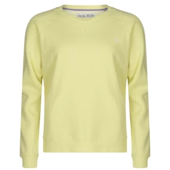 Jack Wills Astbury Pheasant Logo Crew Neck Sweatshirt - Yellow