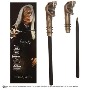 Harry Potter - Lucius Malfoy Wand Pen And Bookmark Set
