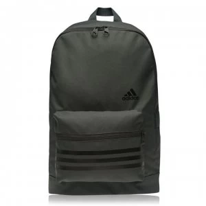 adidas 3 Stripe Versatile Backpack - Grey/Black