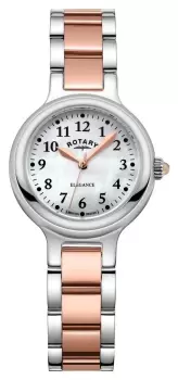 Rotary LB05137/41 Elegance Mother-of-Pearl Dial Two Tone Watch