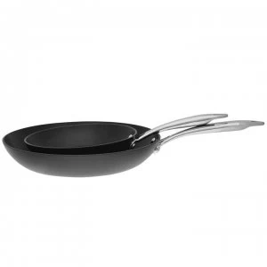 Linea Excellence Twin Frying Pans - Silver