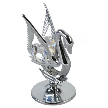 Crystocraft Swan Ornament - Crystals From Swarovski