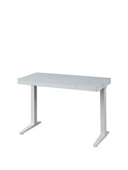 Koble Lana 2.0 Desk With Wireless Charging, Bluetooth Speakers And Electric Height Adjustment - White