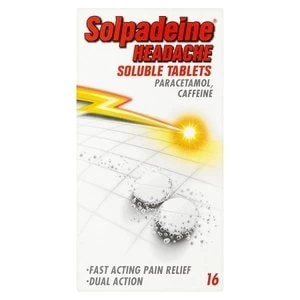Solpadeine Headache Soluble Pain Relief Tablets 16s