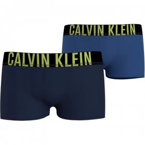 Calvin Klein 2 Pack of Trunks - Blue/Navy 0SP
